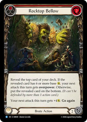 Rocktop Bellow (Red) (IAR044) [Usurp the Shadow Throne]