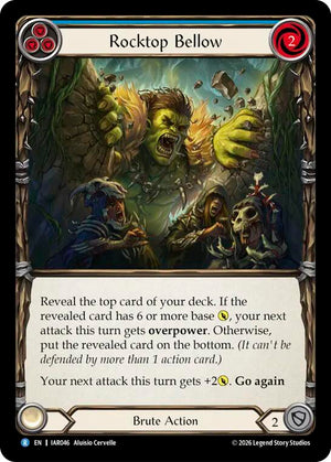 Rocktop Bellow (Blue) (IAR046) [Usurp the Shadow Throne]