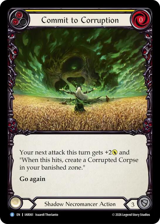 Commit to Corruption (Yellow) (IAR061) [Usurp the Shadow Throne]