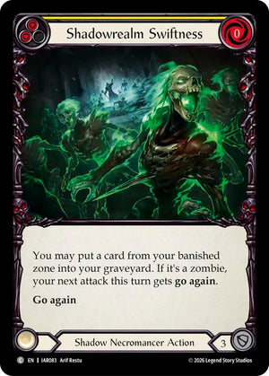 Shadowrealm Swiftness (IAR083) [Usurp the Shadow Throne]