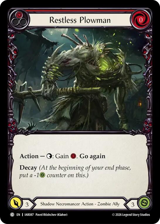Restless Plowman (IAR087) [Usurp the Shadow Throne]