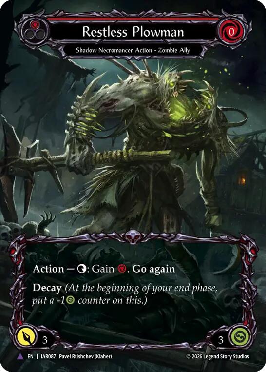 Restless Plowman (Marvel) (IAR087) [Usurp the Shadow Throne]