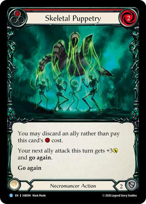 Skeletal Puppetry (Red) (IAR094) [Usurp the Shadow Throne]