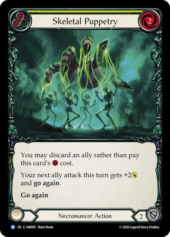 Skeletal Puppetry (Yellow) (IAR095) [Usurp the Shadow Throne]