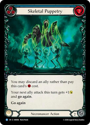 Skeletal Puppetry (Blue) (IAR096) [Usurp the Shadow Throne]