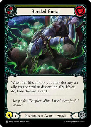 Bonded Burial (Yellow) (IAR101) [Usurp the Shadow Throne]