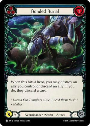 Bonded Burial (Blue) (IAR102) [Usurp the Shadow Throne]