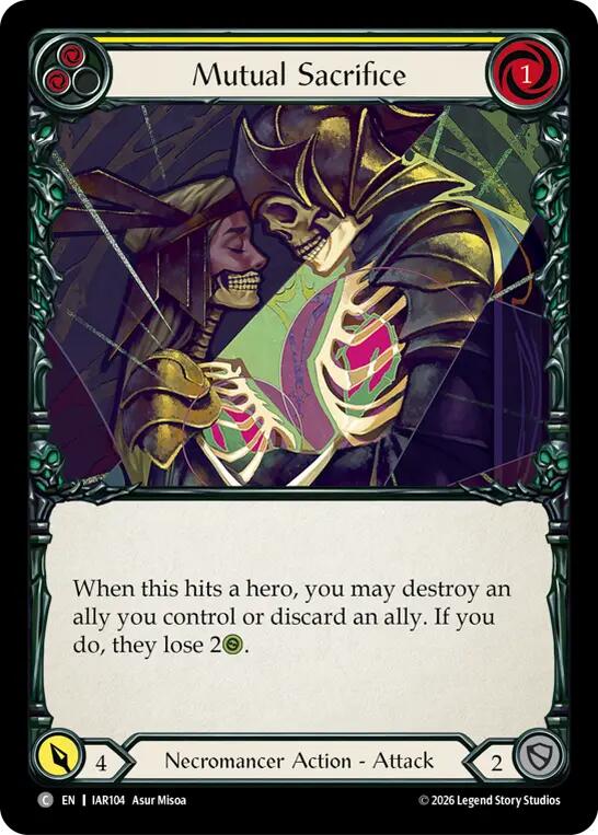 Mutual Sacrifice (Yellow) (IAR104) [Usurp the Shadow Throne]