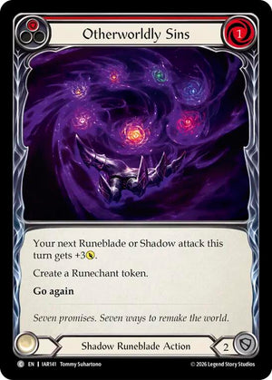 Otherworldly Sins (Red) (IAR141) [Usurp the Shadow Throne]