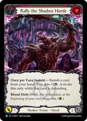 Rally the Shadow Horde (Red) (IAR171) [Usurp the Shadow Throne]
