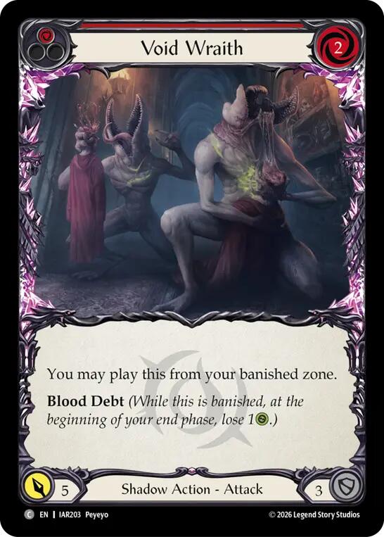 Void Wraith (Red) (IAR203) [Usurp the Shadow Throne]
