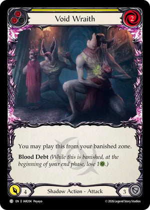 Void Wraith (Yellow) (IAR204) [Usurp the Shadow Throne]