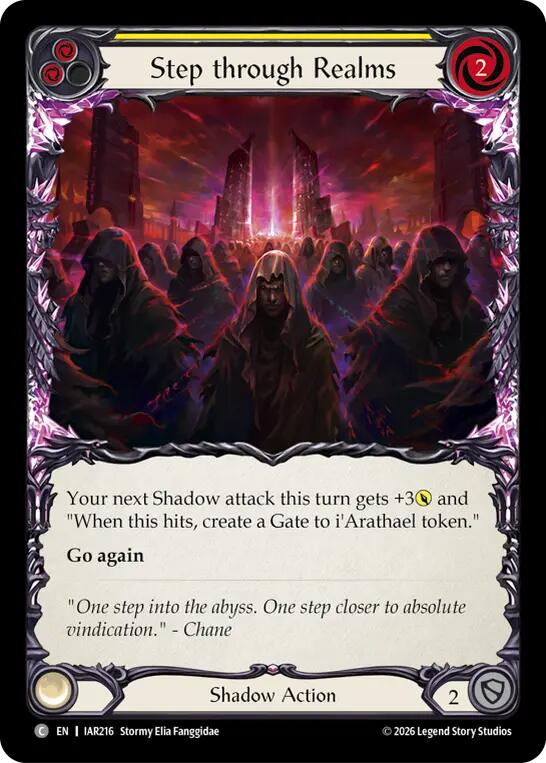 Step through Realms (Yellow) (IAR216) [Usurp the Shadow Throne]