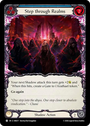 Step through Realms (Blue) (IAR217) [Usurp the Shadow Throne]