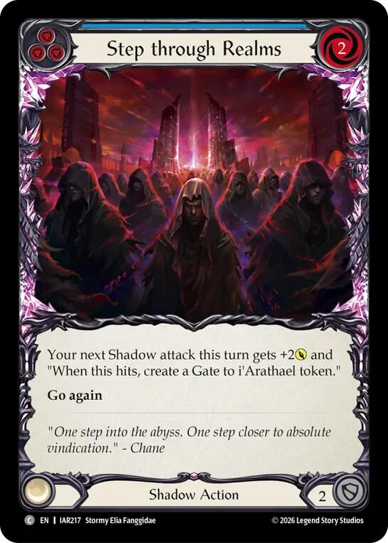 Step through Realms (Blue) (IAR217) [Usurp the Shadow Throne]