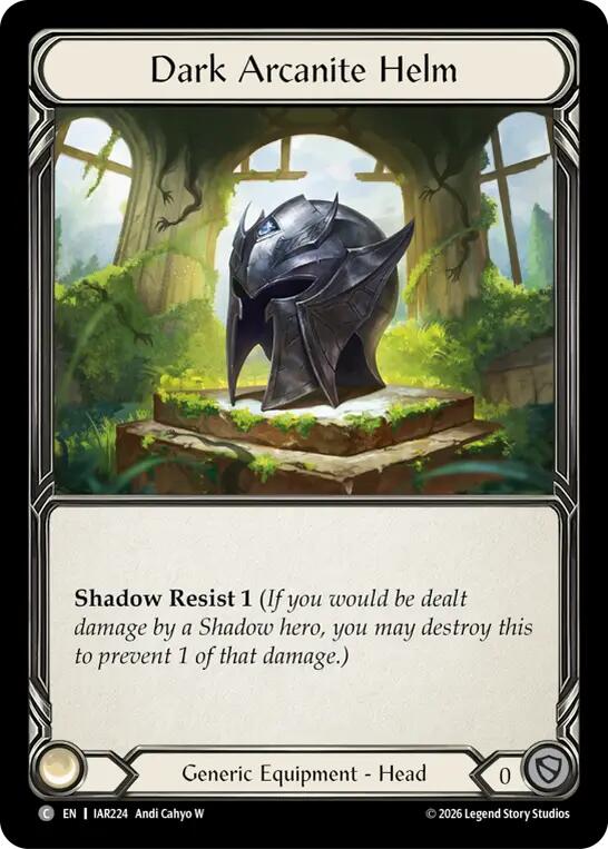 Dark Arcanite Helm (IAR224) [Usurp the Shadow Throne]