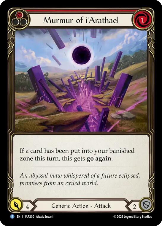 Murmur of i'Arathael (IAR230) [Usurp the Shadow Throne]