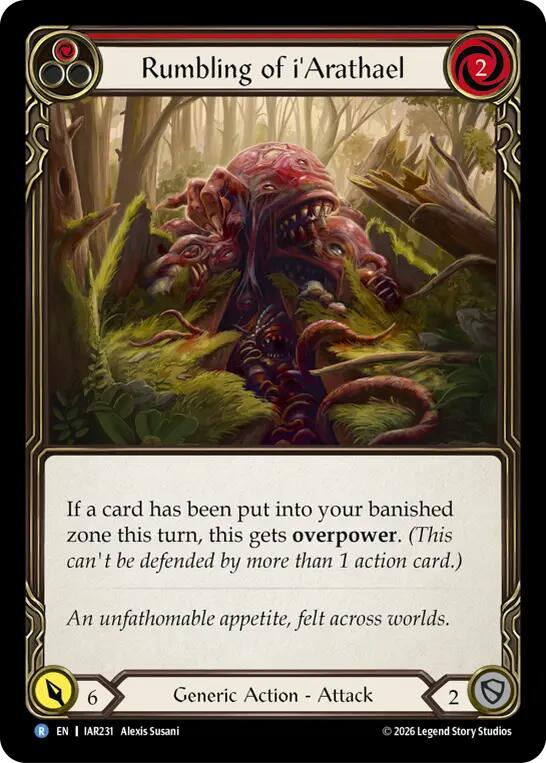 Rumbling of i'Arathael (IAR231) [Usurp the Shadow Throne]