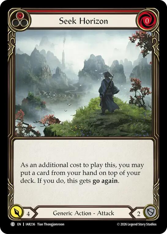 Seek Horizon (Red) (IAR236) [Usurp the Shadow Throne]