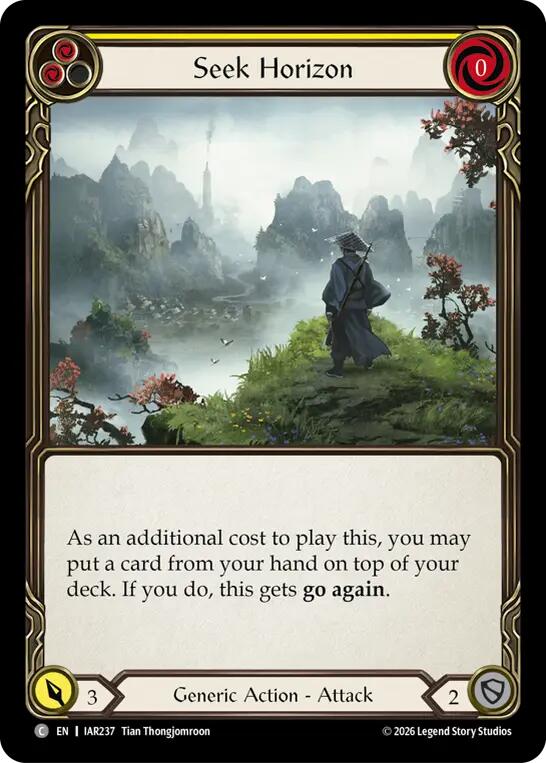 Seek Horizon (Yellow) (IAR237) [Usurp the Shadow Throne]