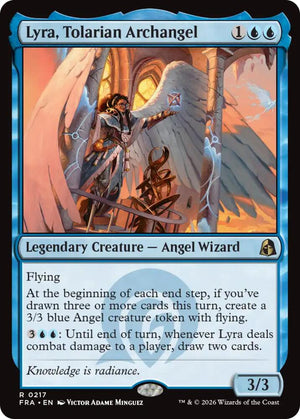 Lyra, Tolarian Archangel (217) [Reality Fracture]