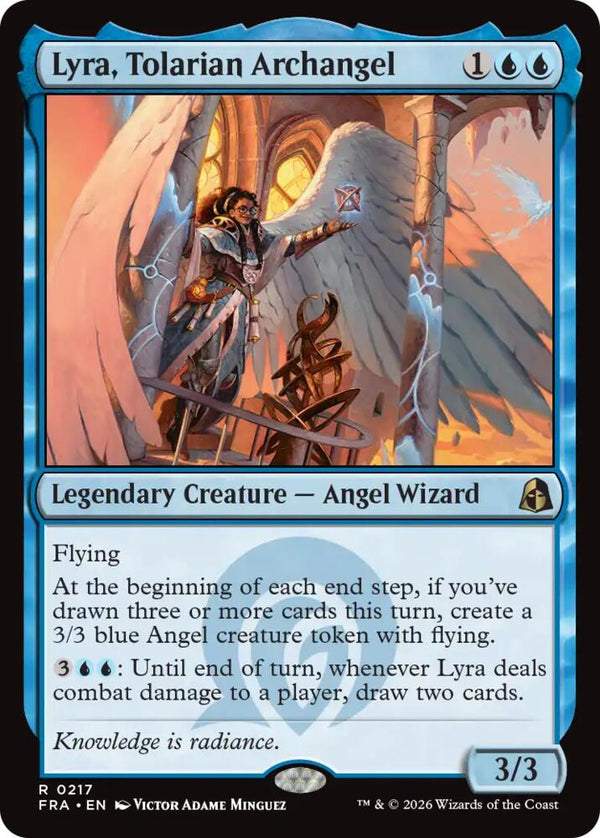 Lyra, Tolarian Archangel (217) [Reality Fracture]