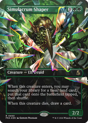 Simulacrum Shaper (Borderless) (Facet Foil) (460) [Reality Fracture]