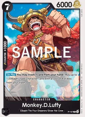 Monkey.D.Luffy (Pirates Party 2026 Vol. 3) (P-157) [One Piece Promotion Cards]