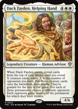 Dack Fayden, Helping Hand (4) [Reality Fracture Commander]