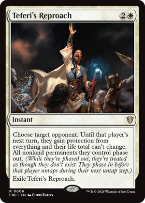 Teferi's Reproach (6) [Reality Fracture Commander]