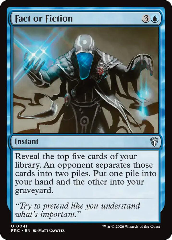 Fact or Fiction (41) [Reality Fracture Commander]