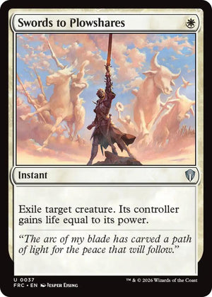 Swords to Plowshares (37) [Reality Fracture Commander]