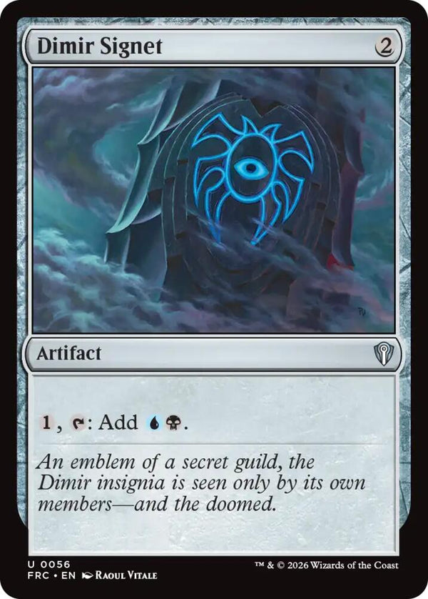 Dimir Signet (56) [Reality Fracture Commander]