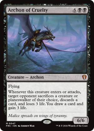 Archon of Cruelty (47) [Reality Fracture Commander]