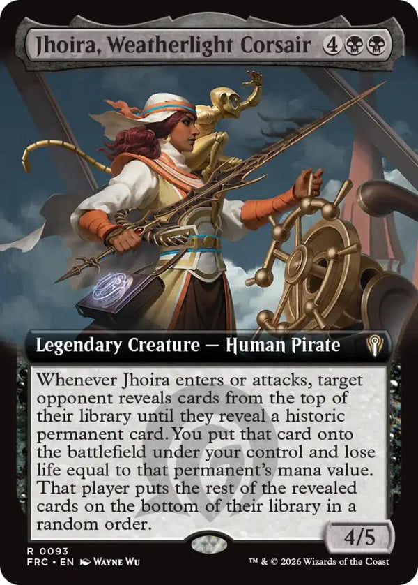 Jhoira, Weatherlight Corsair (Extended Art) (93) [Reality Fracture Commander]