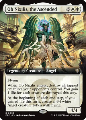 Ob Nixilis, the Ascended (Extended Art) (90) [Reality Fracture Commander]