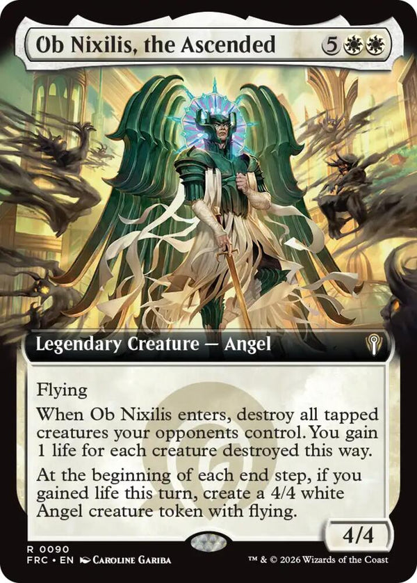 Ob Nixilis, the Ascended (Extended Art) (90) [Reality Fracture Commander]