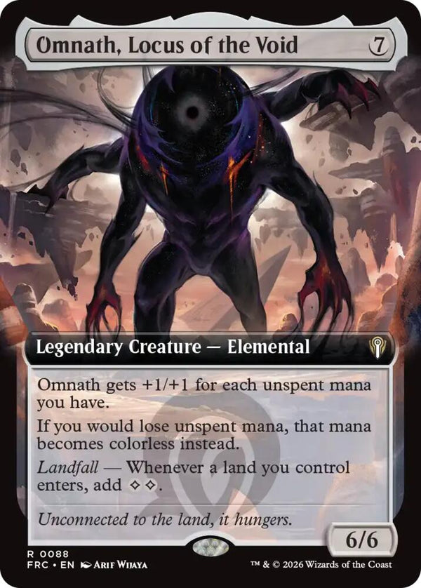 Omnath, Locus of the Void (Extended Art) (88) [Reality Fracture Commander]