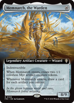 Memnarch, the Warden (Extended Art) (100) [Reality Fracture Commander]