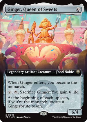 Ginger, Queen of Sweets (Extended Art) (99) [Reality Fracture Commander]
