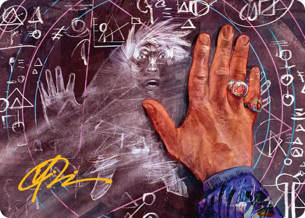Solve for Disappointment Art Card (Gold-Stamped Signature) (14) [Reality Fracture Art Series]