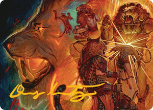 Way of the Warlord Art Card (Gold-Stamped Signature) (33) [Reality Fracture Art Series]