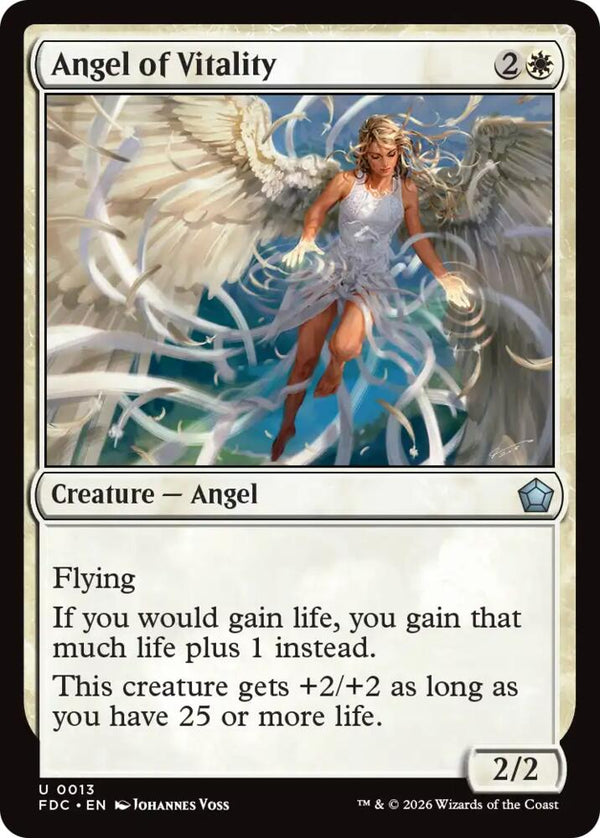 Angel of Vitality (13) [Foundations Commander]