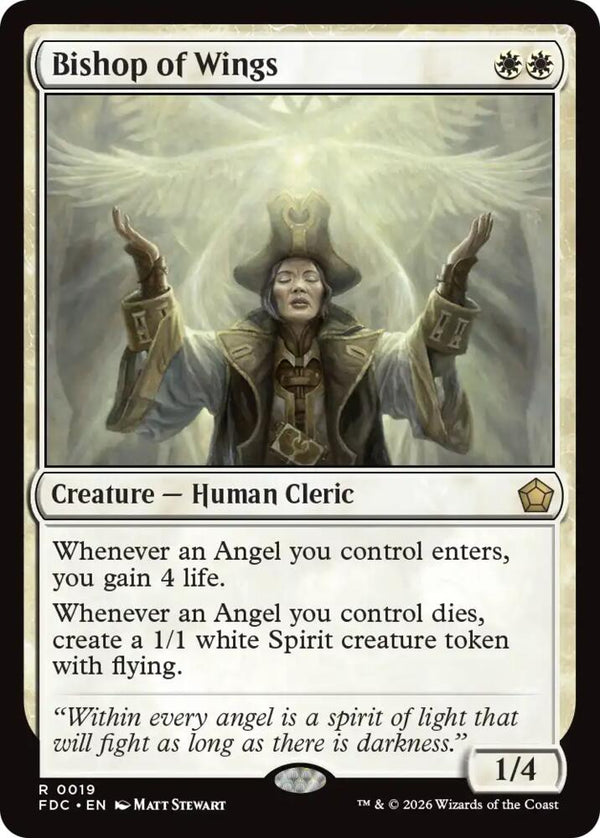 Bishop of Wings (19) [Foundations Commander]