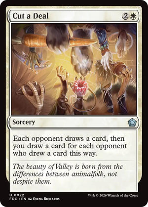 Cut a Deal (22) [Foundations Commander]