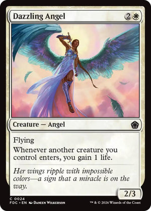 Dazzling Angel (24) [Foundations Commander]
