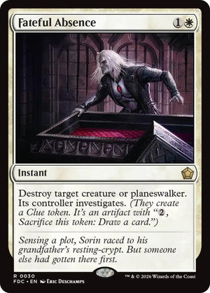 Fateful Absence (30) [Foundations Commander]