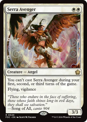 Serra Avenger (49) [Foundations Commander]