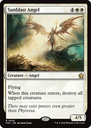Sunblast Angel (52) [Foundations Commander]