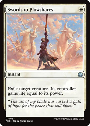 Swords to Plowshares (53) [Foundations Commander]
